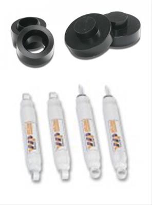 Warrior Products 2.0 In Spacers/Shocks Lift Kit 93-06 Wrangler - Click Image to Close